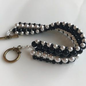 Hand beaded bracelet!